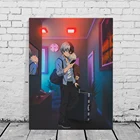 Наклейки на холст с надписью Моя геройская Академия