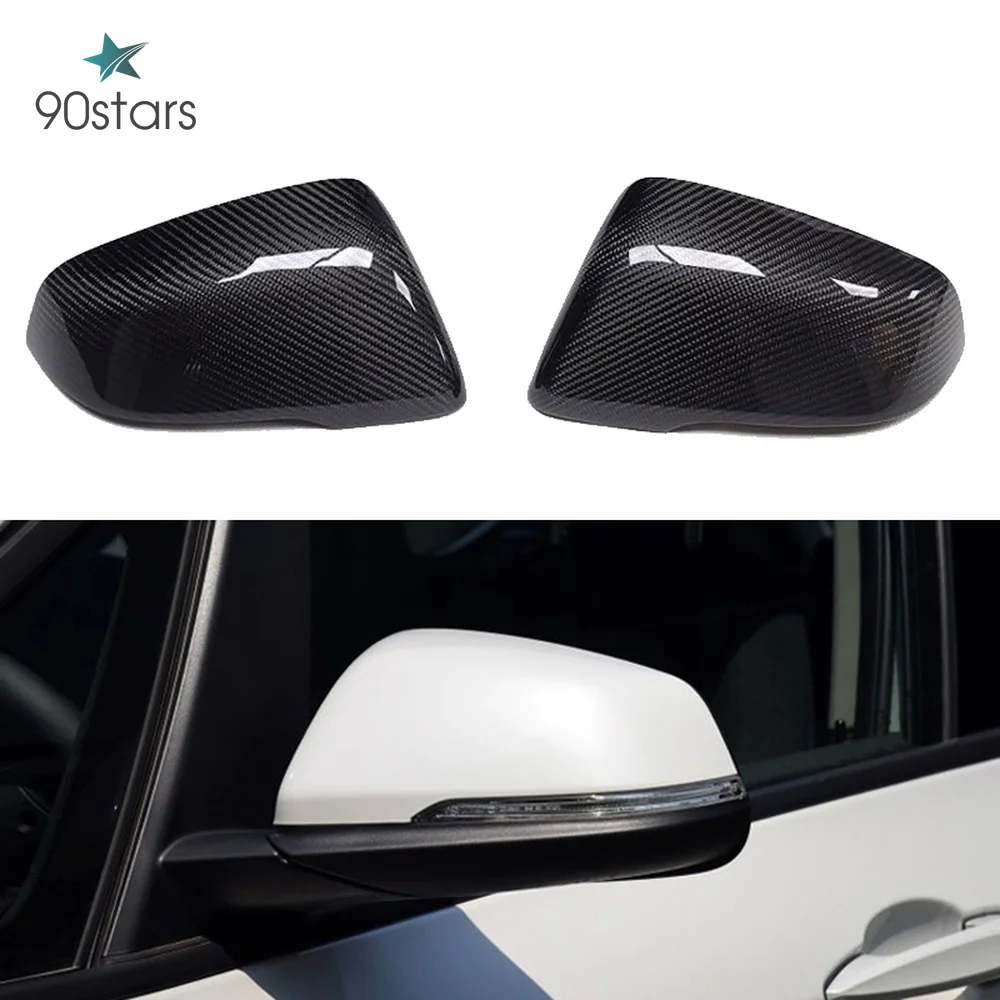Замена крышки зеркала из углеродного волокна шапки в виде ракушки для BMW X1 F48 F45 F49