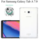 Чехол для планшета Samsung Galaxy Tab A 7,0 2016, силиконовый прозрачный мягкий чехол из ТПУ с подушкой безопасности для T280 T285, 7,0 дюйма