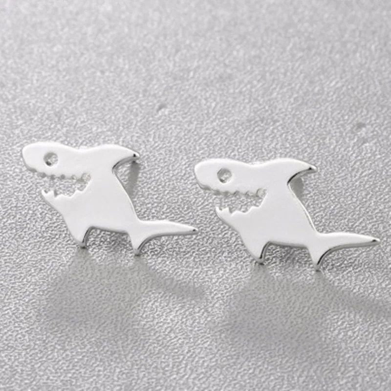 Милые Эффектные серьги в виде животных динозавр птица собака любимый питомец