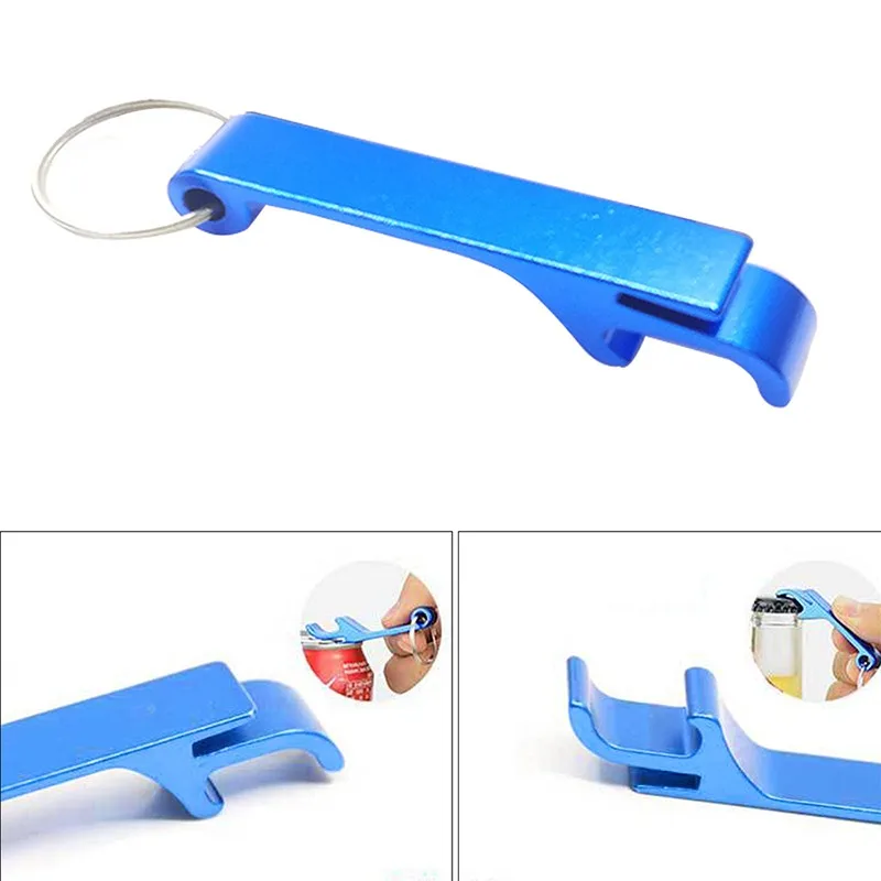 

Portable Beer Bottle Opener Keychain Mini Pocket Aluminum Alloy Beverage Beer Bottle Opener Wedding Party Favor Gifts