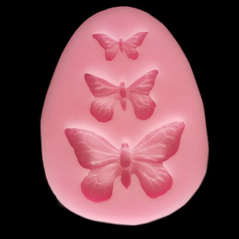 

1Pc Butterfly Silicone Mold Shaped Fondant Cake Mold Soap Mould Backware Baking Cooking Tools Sugar Cookie Jelly Pudding Decor