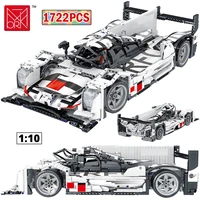 1722 pcs city technical formula drift sports car moc building blocks super speed racing vehicle truck bricks toys for children
