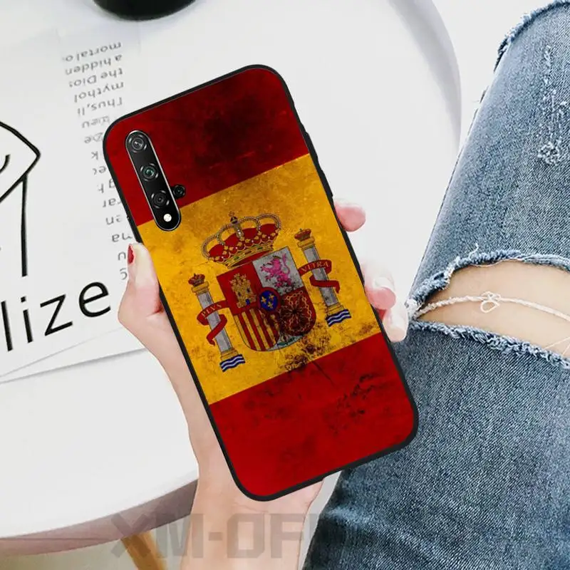 

Spain Flag Bullfight Case for Huawei p30 p20 p40 E Pro Lite p smart s 2020 y8p y6p y7 Cover Nova 5t Mate 10 20 30 Lite