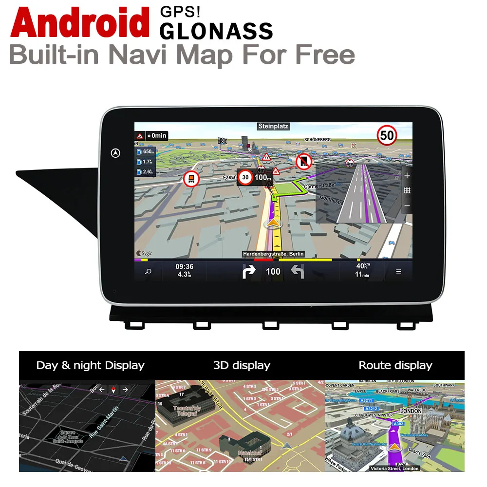 

Android car player For Mecerdes Benz GLK X204 2008~2014 NTG original Style 2 Din HD Screen radio BT gps navigation map