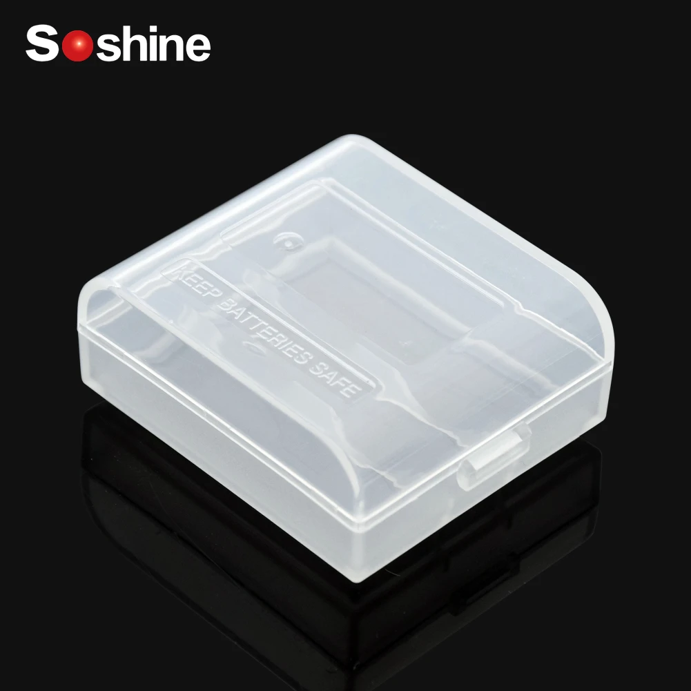 Высококачественные жесткие пластиковые коробки для батарей CR123 крышка держатель