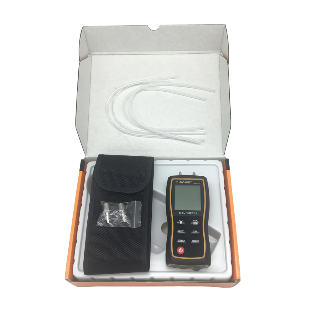 Sndway цифровой манометр Воздушный 11 единиц Вакуумный Манометр дифференциальный