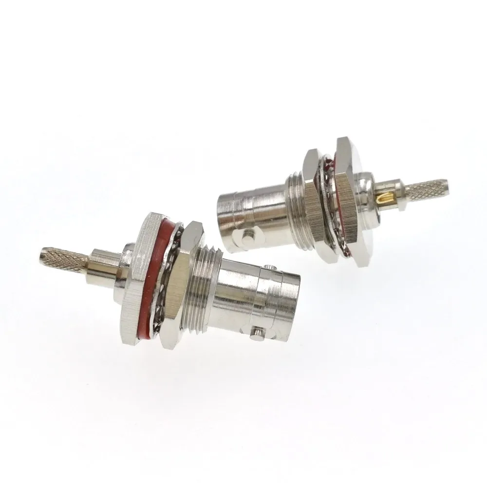10 шт. 75ohm BNC внутренняя гайка ОБЖИМНАЯ перегородка RG179 RG174 RG316 LMR100 RF коннектор|connector