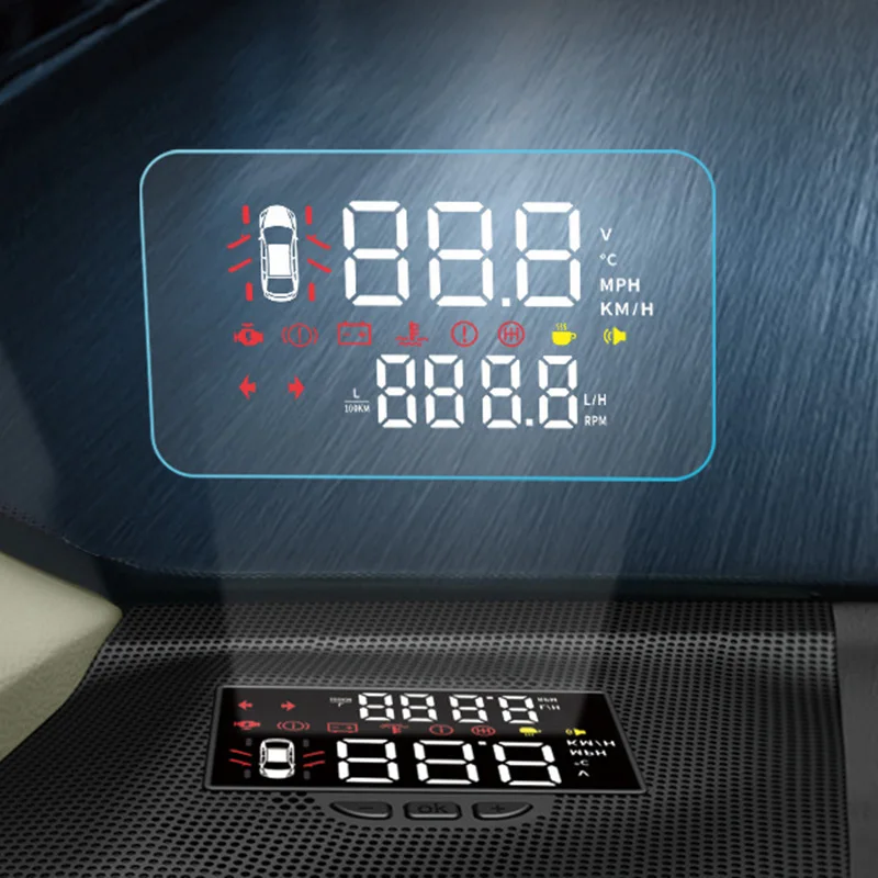 Car HUD Head Up Display Projector Windshield for Toyota Land Cruiser 2016-2018 Driving Screen Full Function | Автомобили и