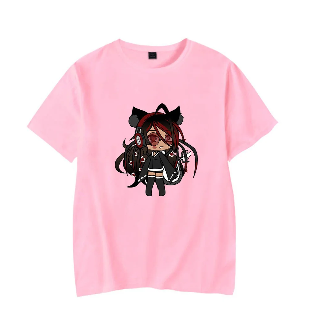 

Summer Short Sleeve Men T Shirt Loose Oversized 4XL Unisex Tee Tops Cute Game Gacha Life Printing T Shirt