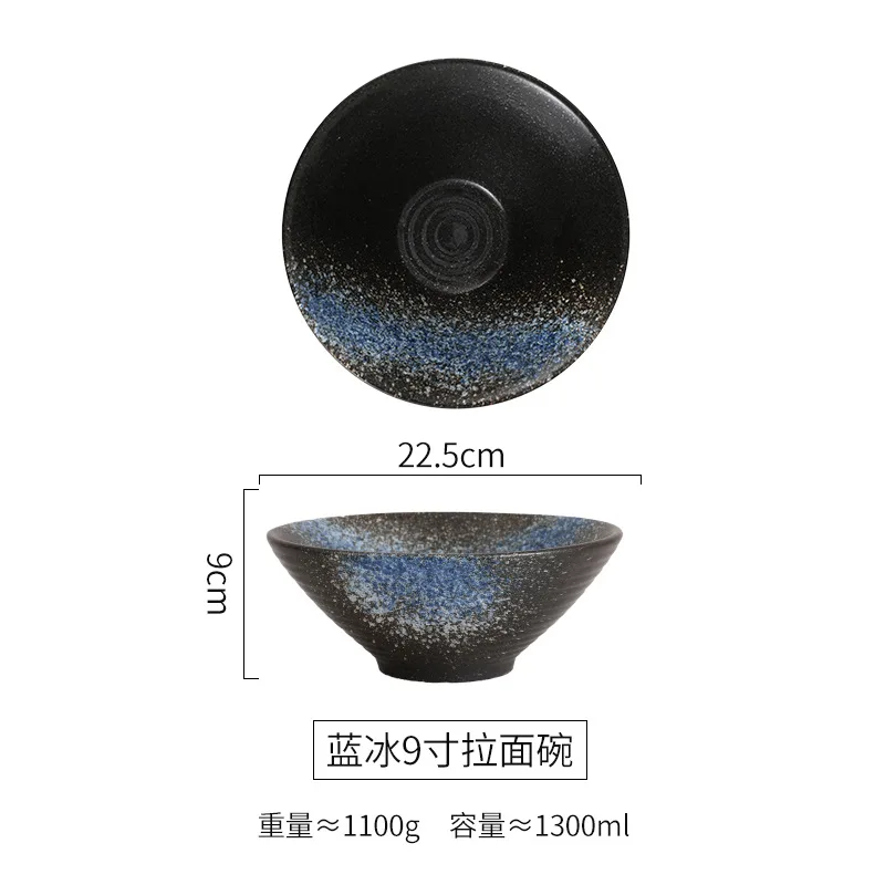 Японская Традиционная Керамическая миска с шляпкой домашняя для рамен супа