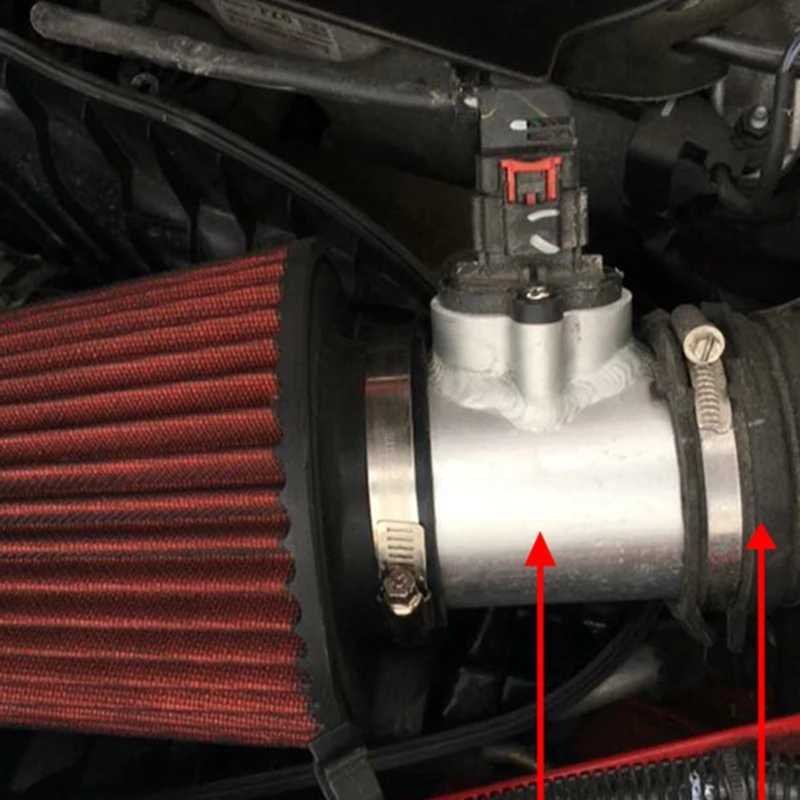 

Car Intake Pipe Modified Sensor Flange Air Flow Meter Base for Cruze Buick Air Inlet Flow Sensor Modified Accessories