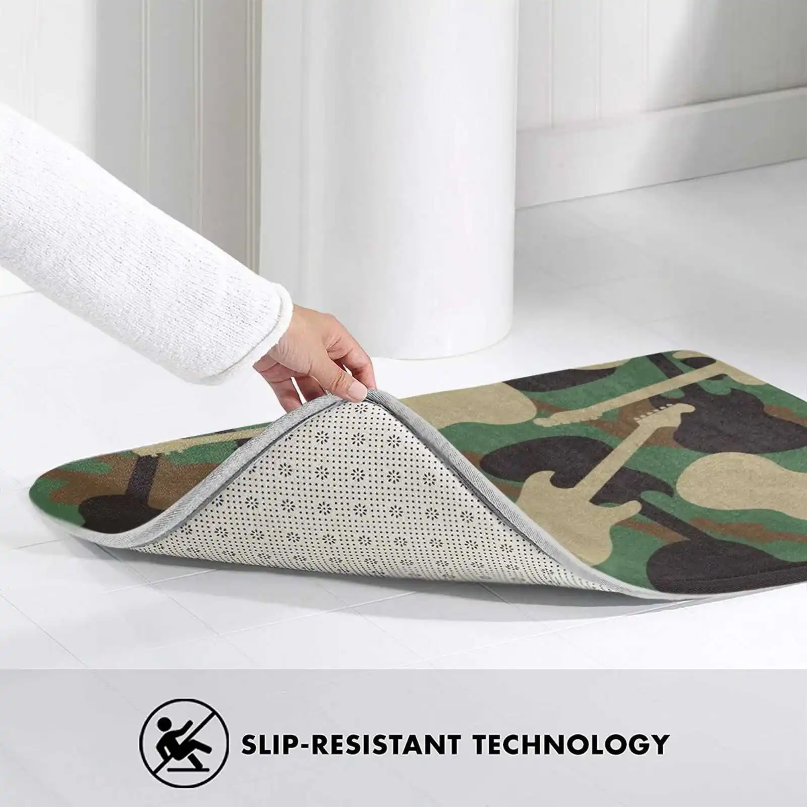 Камуфляжный удобный дверной коврик для гитары ковер подушка музыкальная гитара