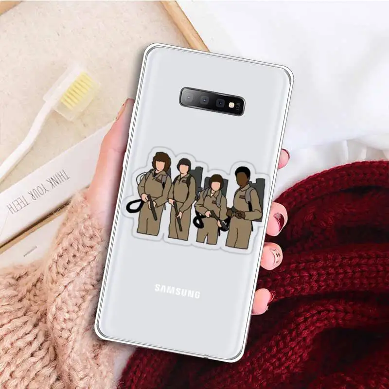 

Stranger things Phone Case Transparent for samsung A 21s 71 S 8 9 20 note 10 20 ultra plus