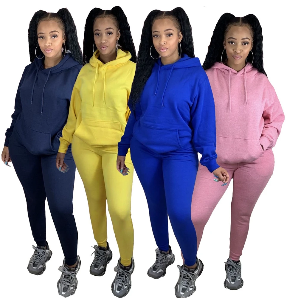 

Tracksuit Women Man Two Piece Set Long Sleeve Top + Pants Jogger Suit Female Casual Lounge Wear Outfits High Quality Clothes