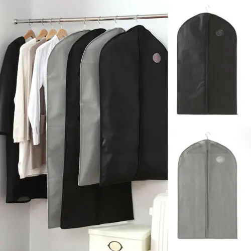 Top Quality Home Dress Clothes Jacket Coat Garment Suit Shirt Cover Travel Carrier Bag Dustproof Storage Protector Breathable | Дом и сад