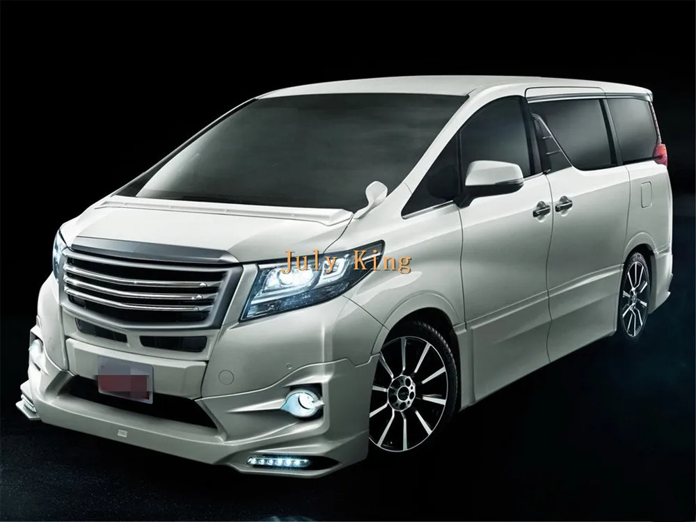 Светодиодный зеркальный чехол для Toyota Alphard Vellfire 30-, DRL+ Streamer желтые поворотники+ наземная лампа