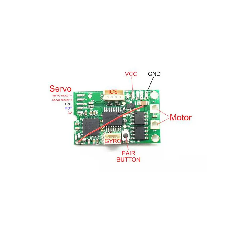 Материнская плата DasMikro 2 4G MR03 для KYOSHO MHS ASF Mini z Micro Racing Rc автозапчасти|Детали и