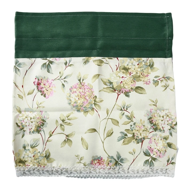 Китайская пасторальная Затемняющая Короткая занавеска для кухни кофейный