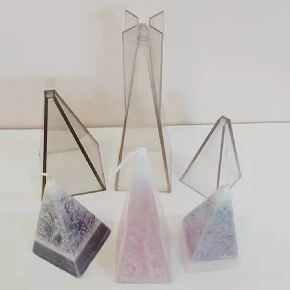 DIY Ручная работа коническая Пластиковая форма для свечей 3D гипсовая фотоформа