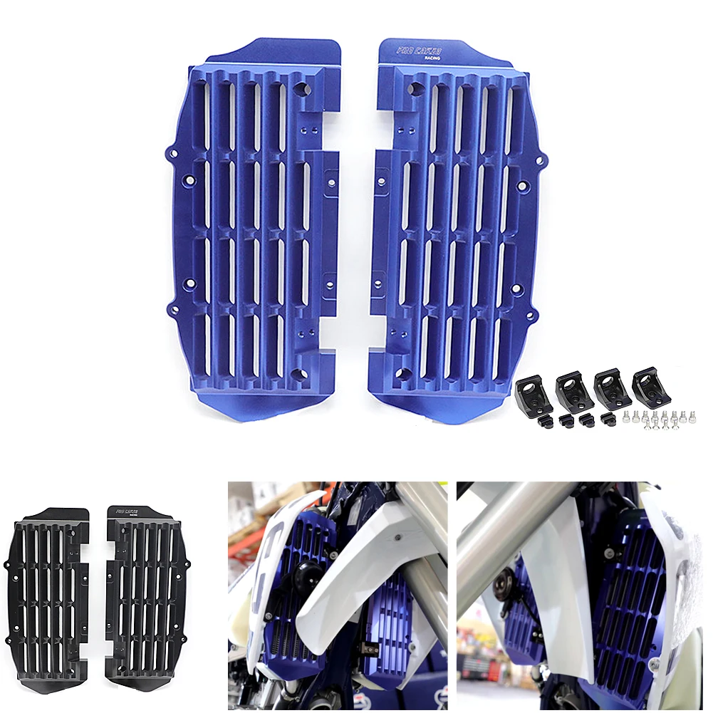 

Motorcycle Radiator Guard Grill Grille Cover For Husqvarna TC TX TE FC FE 125-501 TC150 TC250 TX350 FE400 TE450 FC500 2017-2021