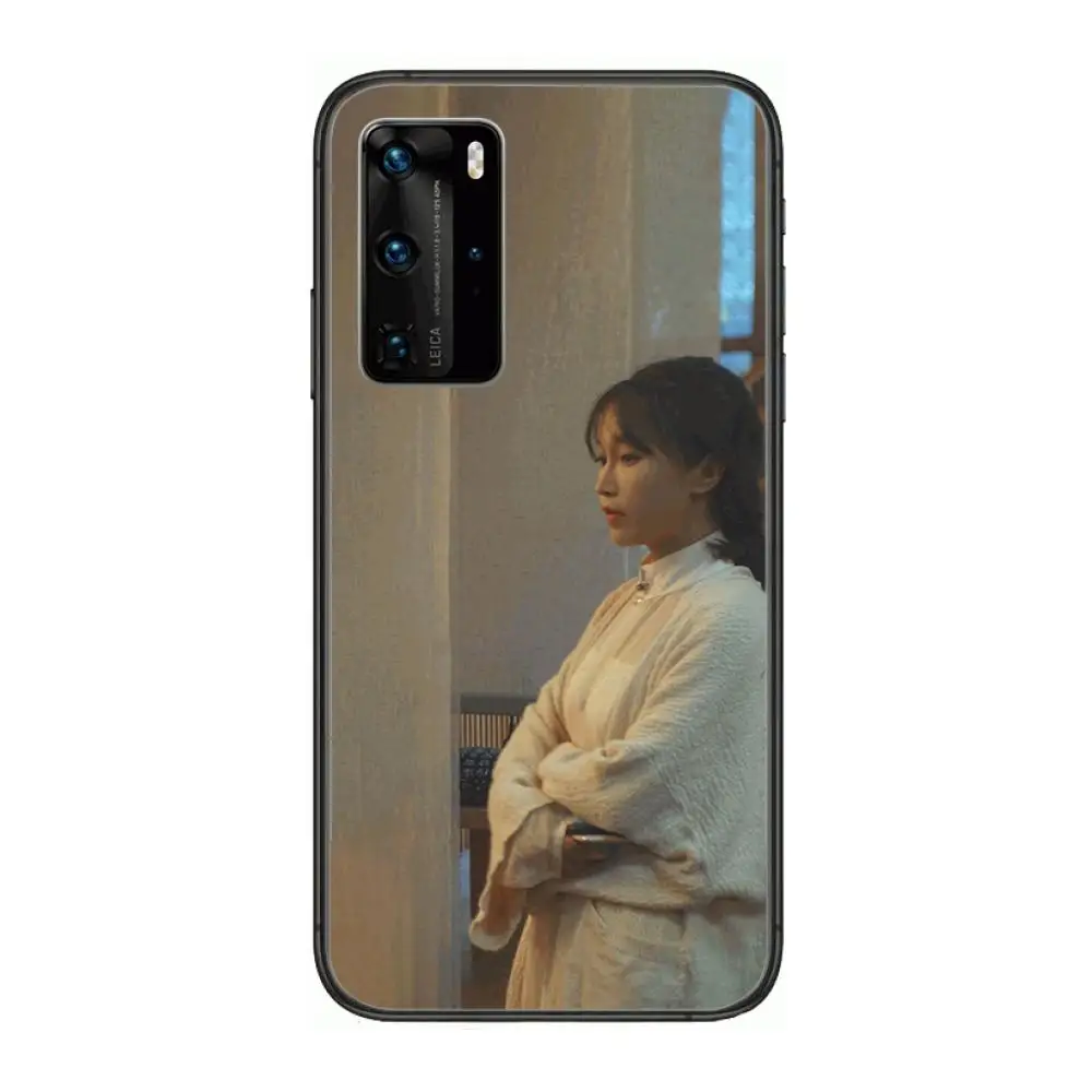 

Chinese internet celebrities Li Ziqi Phone Case For Huawei P 40 30 20 10 9 8 Lite E Pro Plus Black Etui Coque Painting Hoesjes