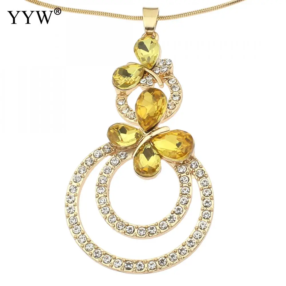 Gold Color Necklace Jewelry Sets Geometric Shape Charm Circle Hoop Earrings Crystal Creative Women Bracelet | Украшения и