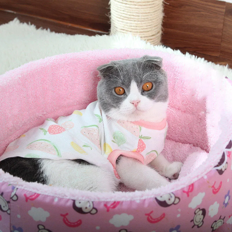 Мягкая искусственная жилетка для маленькой кошки летняя одежда домашних