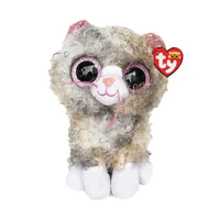 ty beanie boos big eyes 6 15 cm curly cat series cute stuffed plush toy animal doll healing presents birthday boy and girl gift