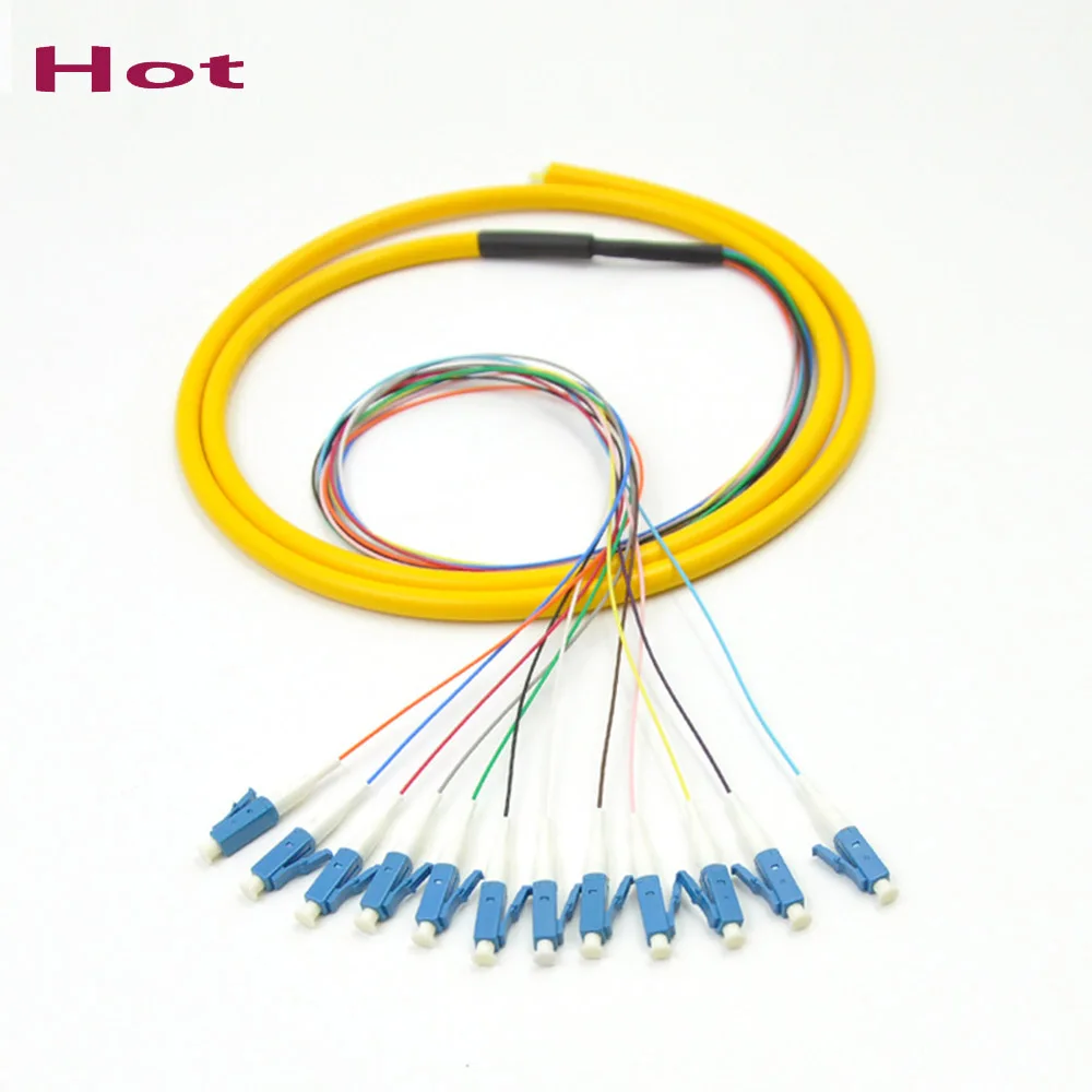 

Волоконно-оптический коннектор 1,5 м LC UPC SM, 12 шнуров, одномодовый, оптоволоконный коннектор 1,5 м