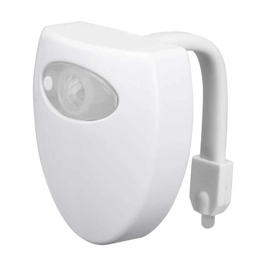 

Подвесная подсветка для туалета, светодиодный светильник 16 цветов с датчиком человека для туалета, умная подсветка для ванной комнаты