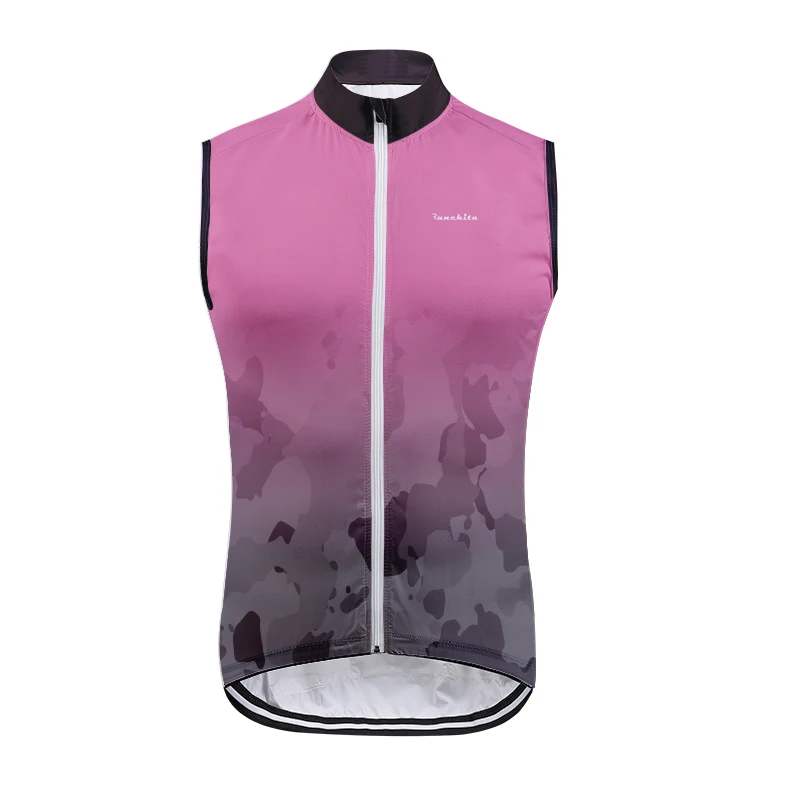 2020 Runchita pro team ветрозащитный жилет для велоспорта с 3 карманами дышащий Летний без