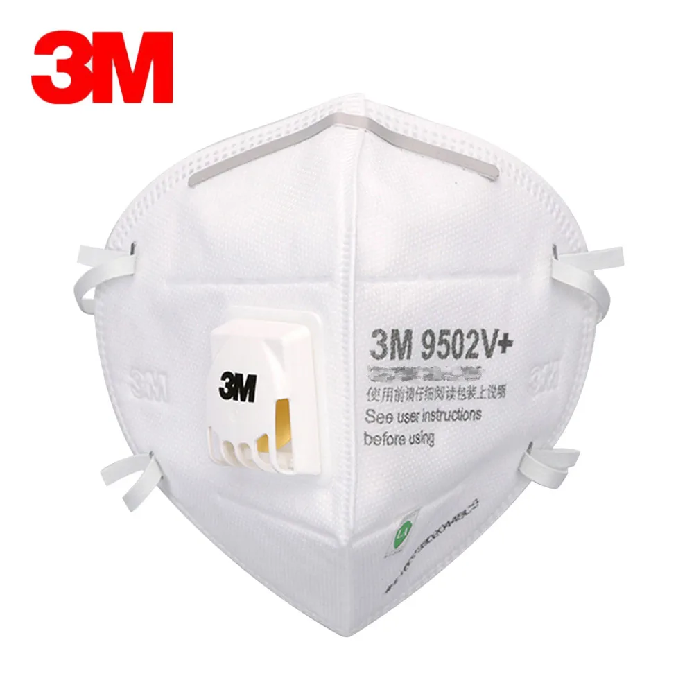 3 м 9502V + Пылезащитная маска складной респиратор Anti pm2.5 Респиратор Анти туман маски