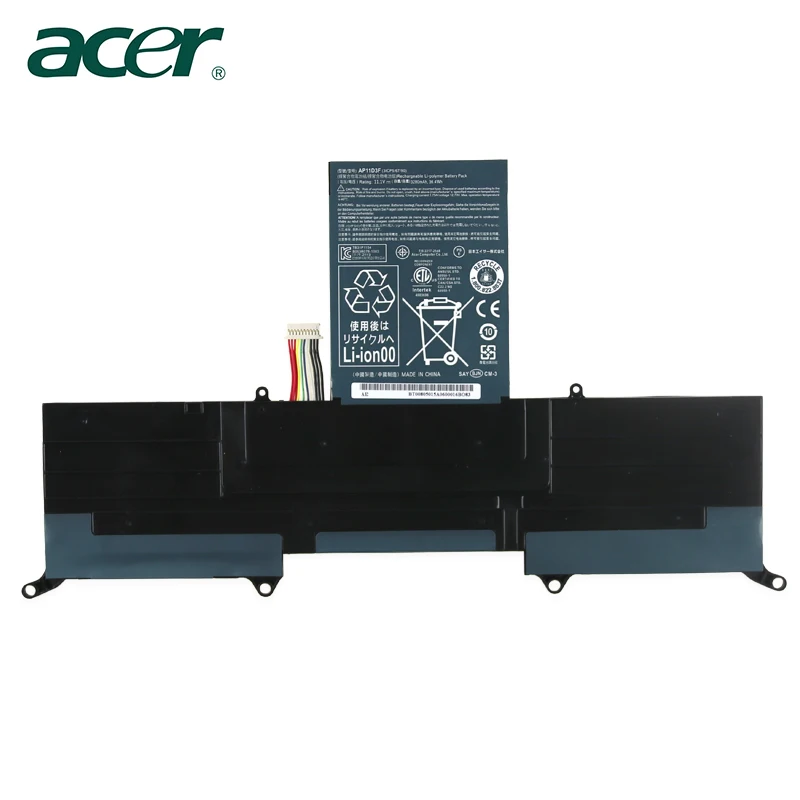 Оригинальный аккумулятор для ноутбука acer Aspire S3 951 MS2346 AP11D3F AP11D4F 3ICP5/65/88 3ICP5/67/90 11 1 V