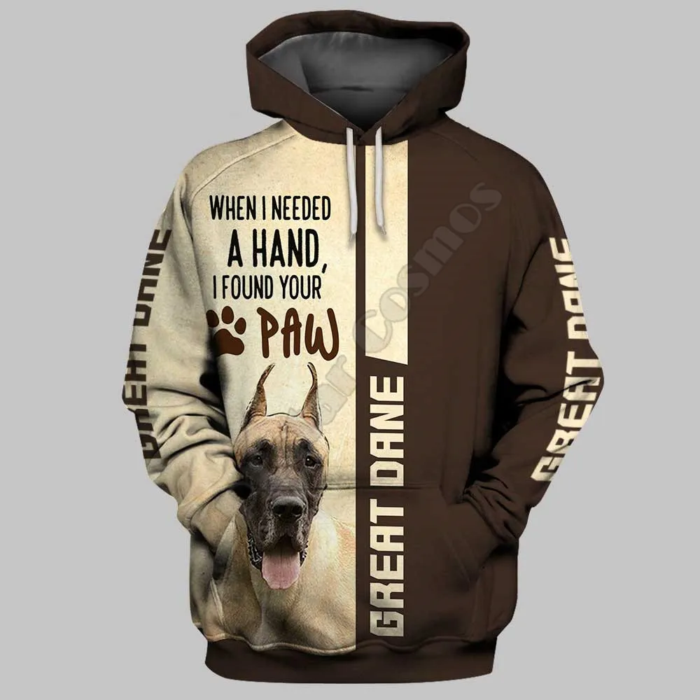 

Great Dane 3D Hoodies Printed Pullover Men For Women Funny Sweatshirts Fashion Animal Sweater Drop Shipping 08
