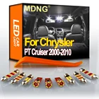 MDNG 8 шт. внутренсветодиодный светодиодная карта купольная лампа для чтения багажника комплект для Chrysler PT Cruiser 2000-2010 Canbus автомобильная лампа без ошибок