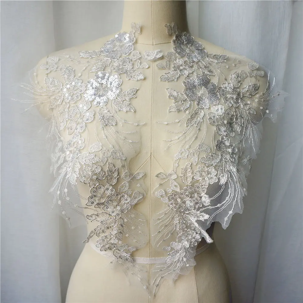 1 пара кружевные блестящие нашивки для платья|Заплатки| |