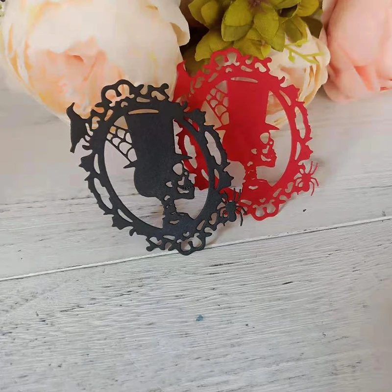 В виде скелета на Хэллоуин мужские металлические режущие штампы Новинка 2019