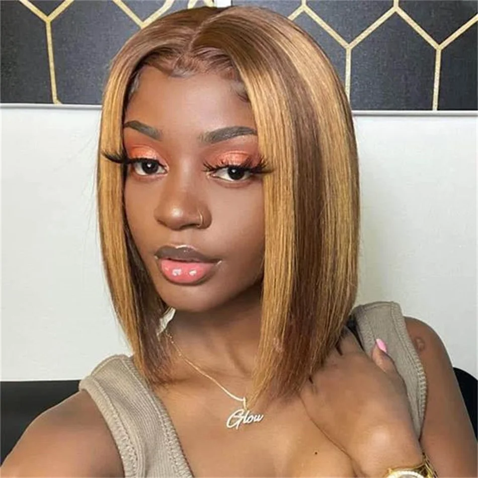 Cheap Bob Wig Lace Front Human Hair Wigs For Woman Human Hair Straight Lace Front Wig Brazilian Human Hair Wig Sale 4*4 Lace Wig