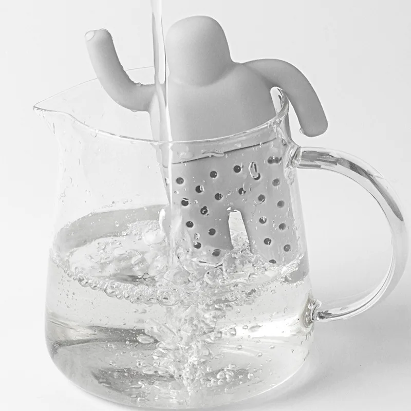 Ситечко для заваривания чая силиконовое с фильтром из мешок-сито листьев |