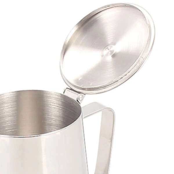 Promotion! Stainless Steel Pull Flower Espresso Frothers Frothing Garland Cup Milk Jug Large Capacity Coffee Pot Used By Inducti | Дом и сад