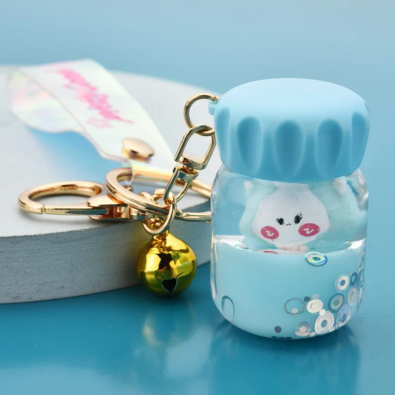Cute Fashion Acrylic Keychain Into The Oil Wizard Water Cup Creative Cartoon Fun Charm Keychain Ladies Bag Mobile Phone Keychain