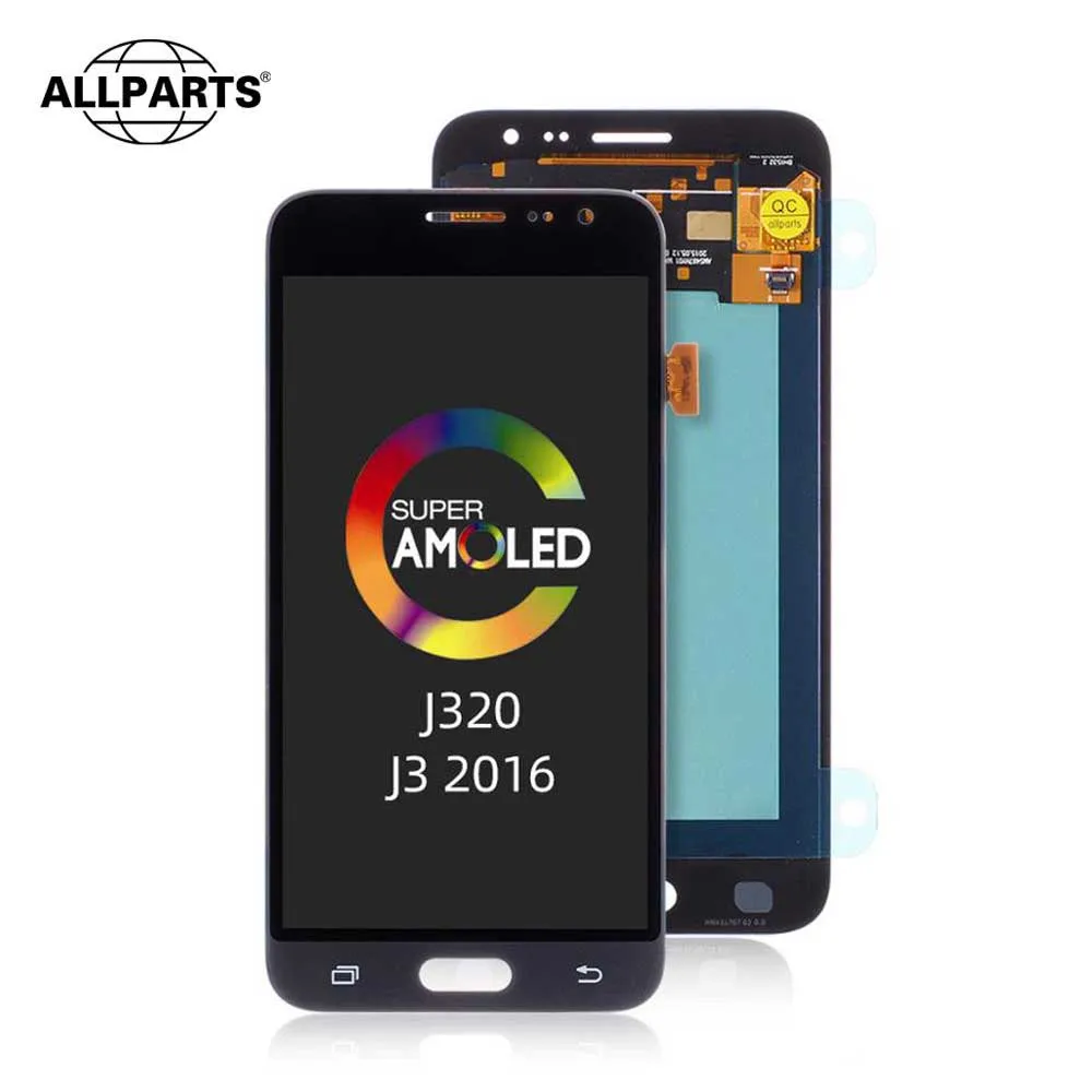 OLED Дисплей для SAMSUNG J3 2016 J320FN J320FJ320 LCD в сборе с тачскрином Оригинал 5.0&quot черный