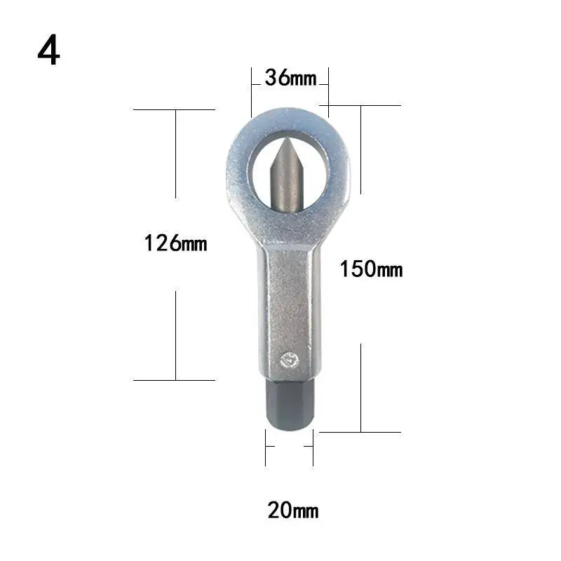 

Steel Wrench Hex Heavy Duty Rust Resistant Damaged Nut Splitter Remover Rusty Nut Splitter Spanner Remove Cutter Tool *