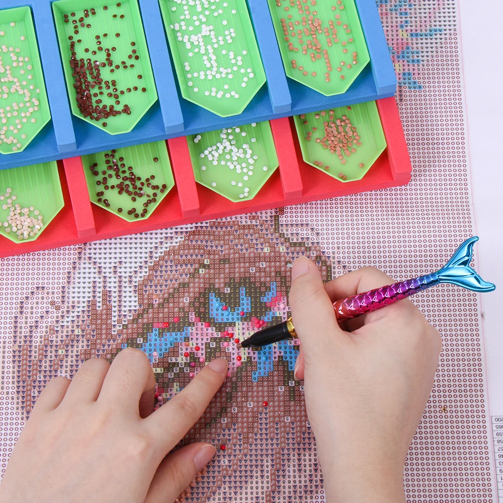 Аксессуары для алмазной живописи сделай сам лоток с несколькими лодками