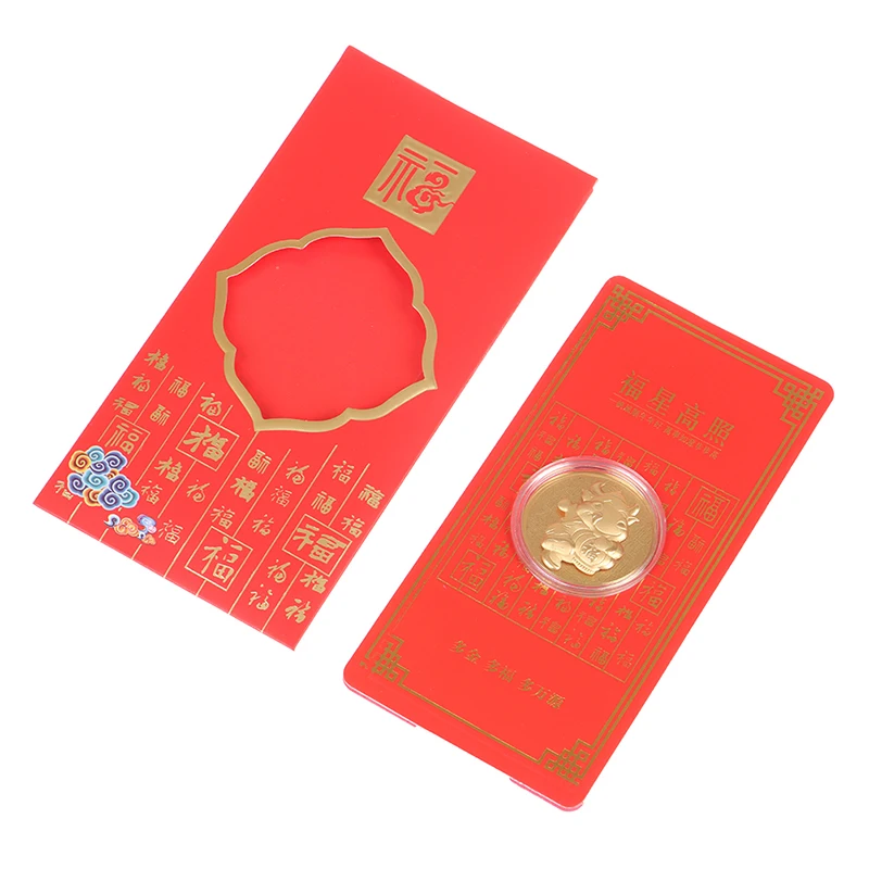 

2021 Gold Coin Zodiac Ox Commemorative Coins Collection Gift Souvenir Lucky New Year Gift