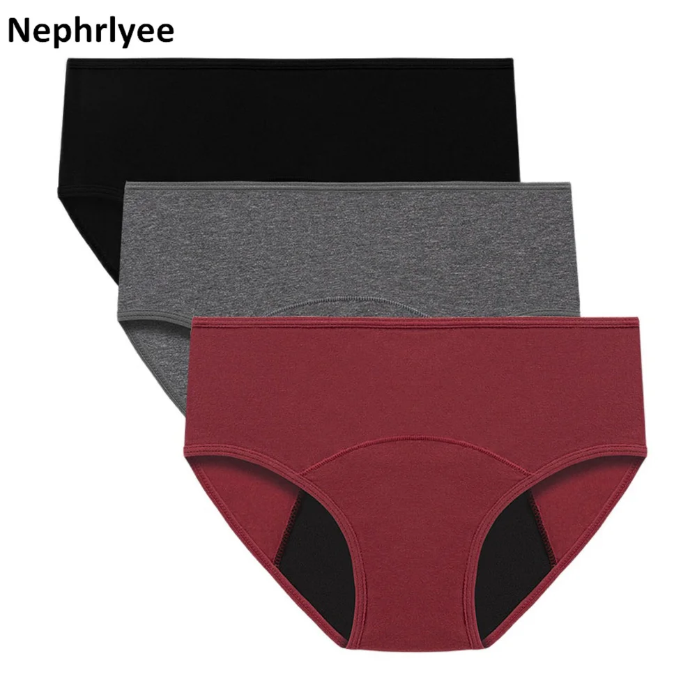 2022 Leak Proof Menstrual Panties Physiological Pants Women Underwear Period Cotton Waterproof Briefs Plus Size Female Lingerie | Женская