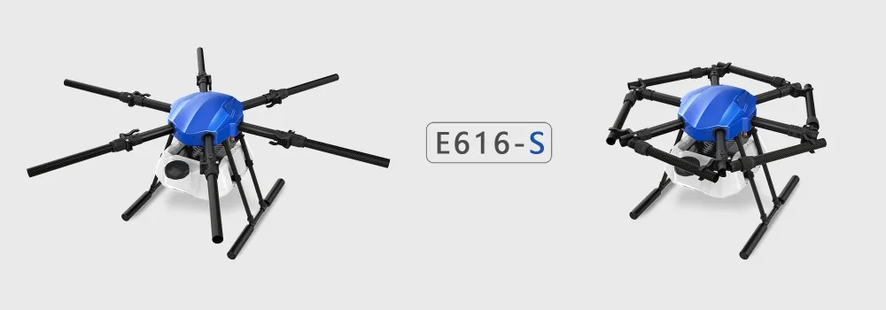 EFT новое обновление E616 S шестиосевой 16L сельскохозяйственный спрей Дрон Рама складной Дрон стойка защита растений ремень X8 система питания