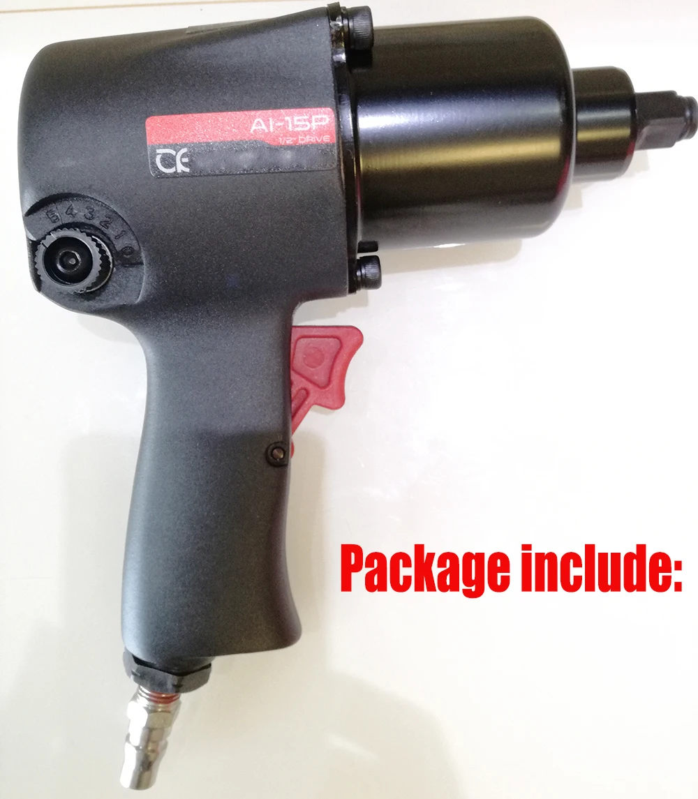 1/2 High Quality 1280N.m Mini Pneumatic Impact Wrench Car Repairing Impact Wrench Tools Auto Spanners 7000 R.P.M