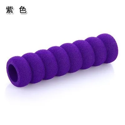 purple 1 шт. чехол на дверные ручки глушитель краш-коврик настенные протекторы силиконовый дверной стопор анти столкновения стоп продукты аксессуары для дома - Цвет: purple